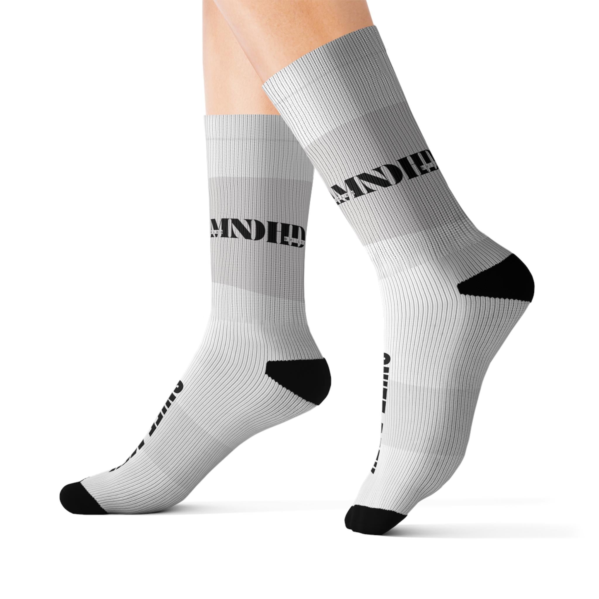 Gay Fetish Sublimation Socks, LGBT Pride Socks for Sock Lovers and Sniffers, OHDAMN by Lee Charles
