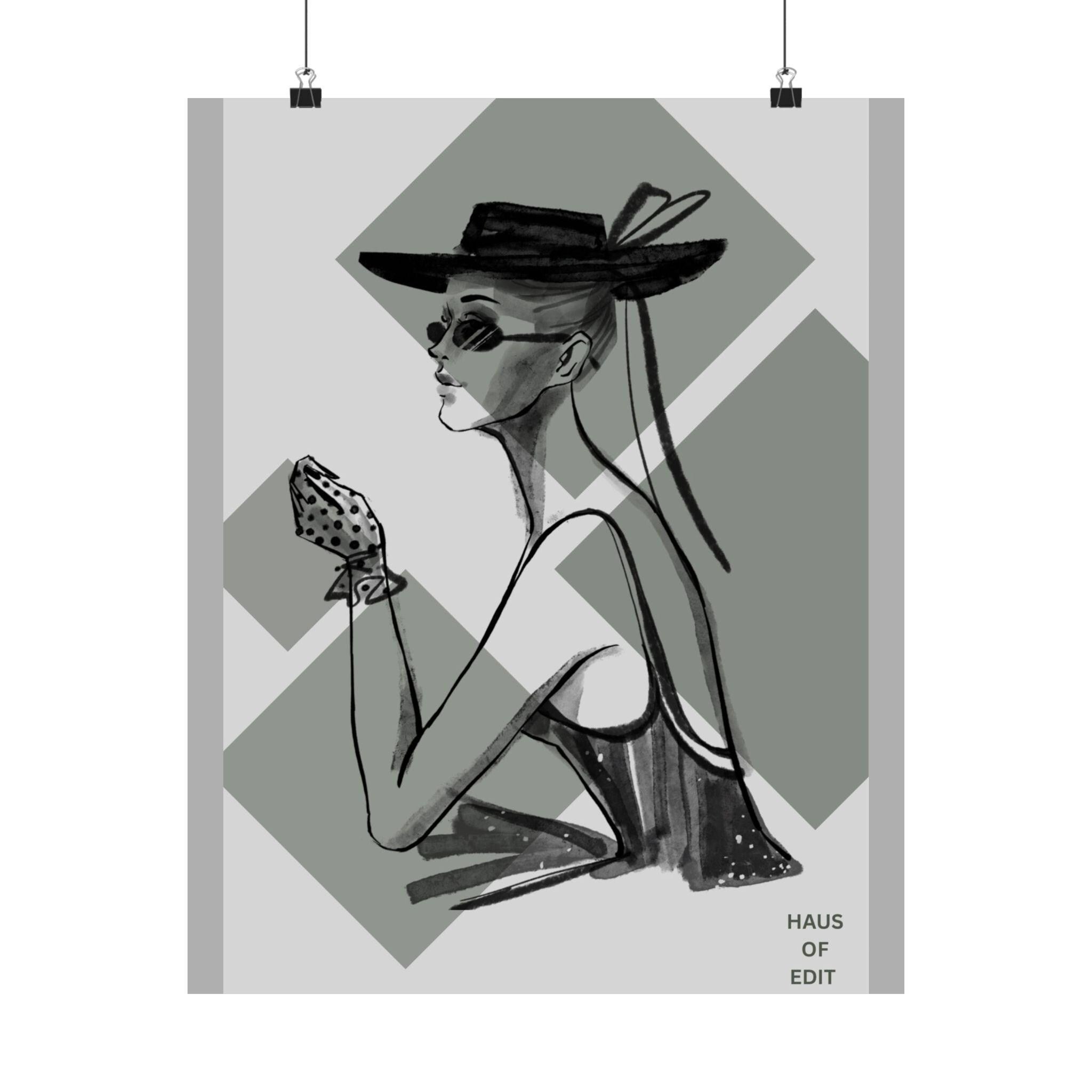 Fashion Wall Art Matte Vertical Posters by Haus of Edit