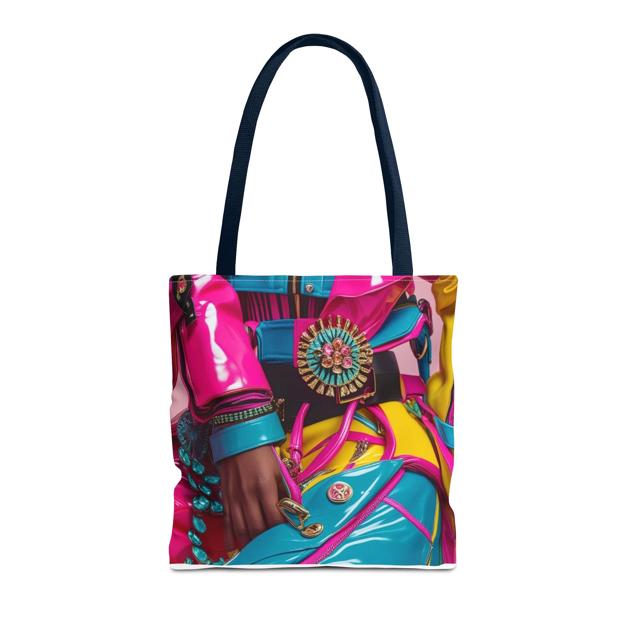 Vibrant Fashion Tote Bag, AOP Design, Stylish Shopping Bag, Daily Use Accessory, Perfect for Gifts and Events