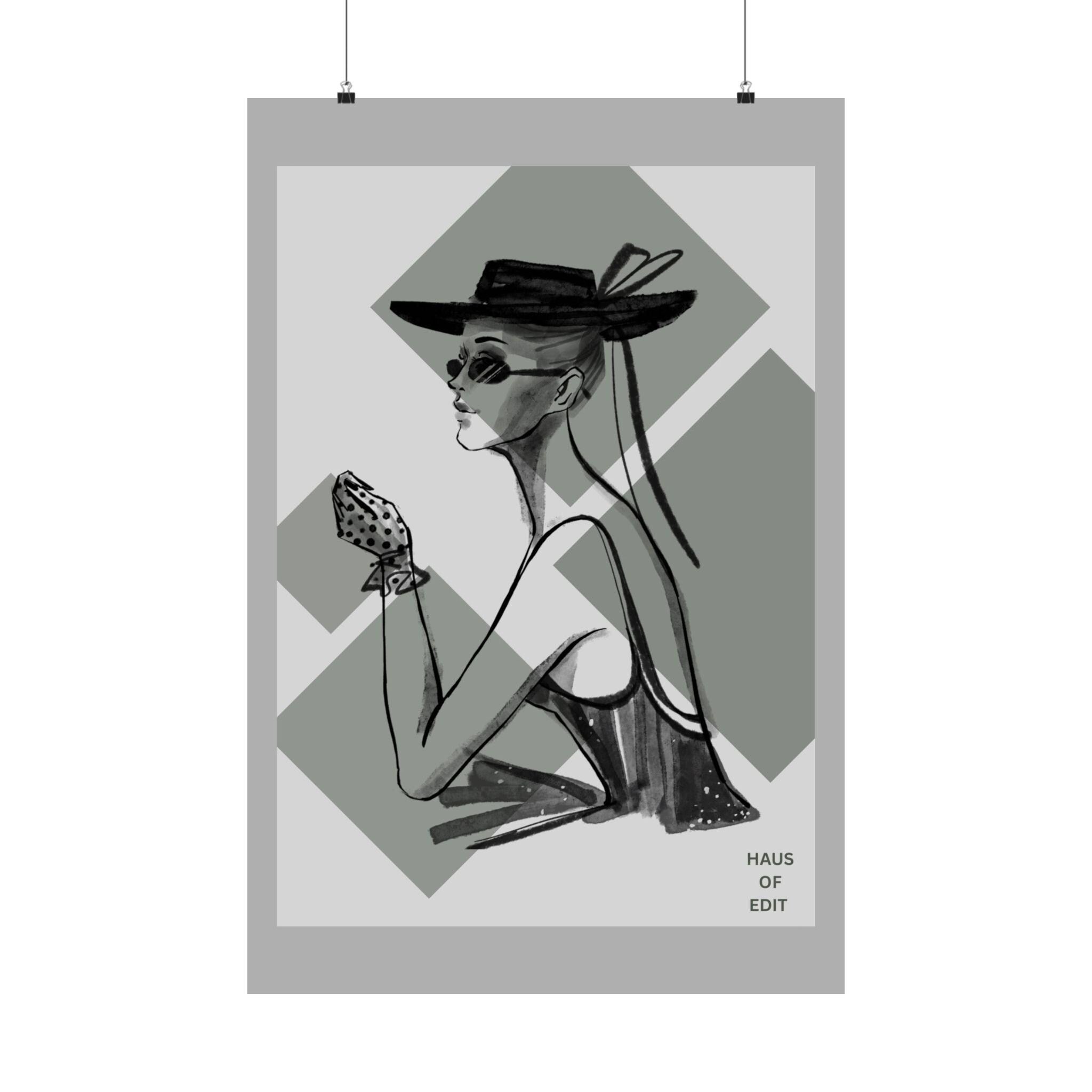 Fashion Wall Art Matte Vertical Posters by Haus of Edit