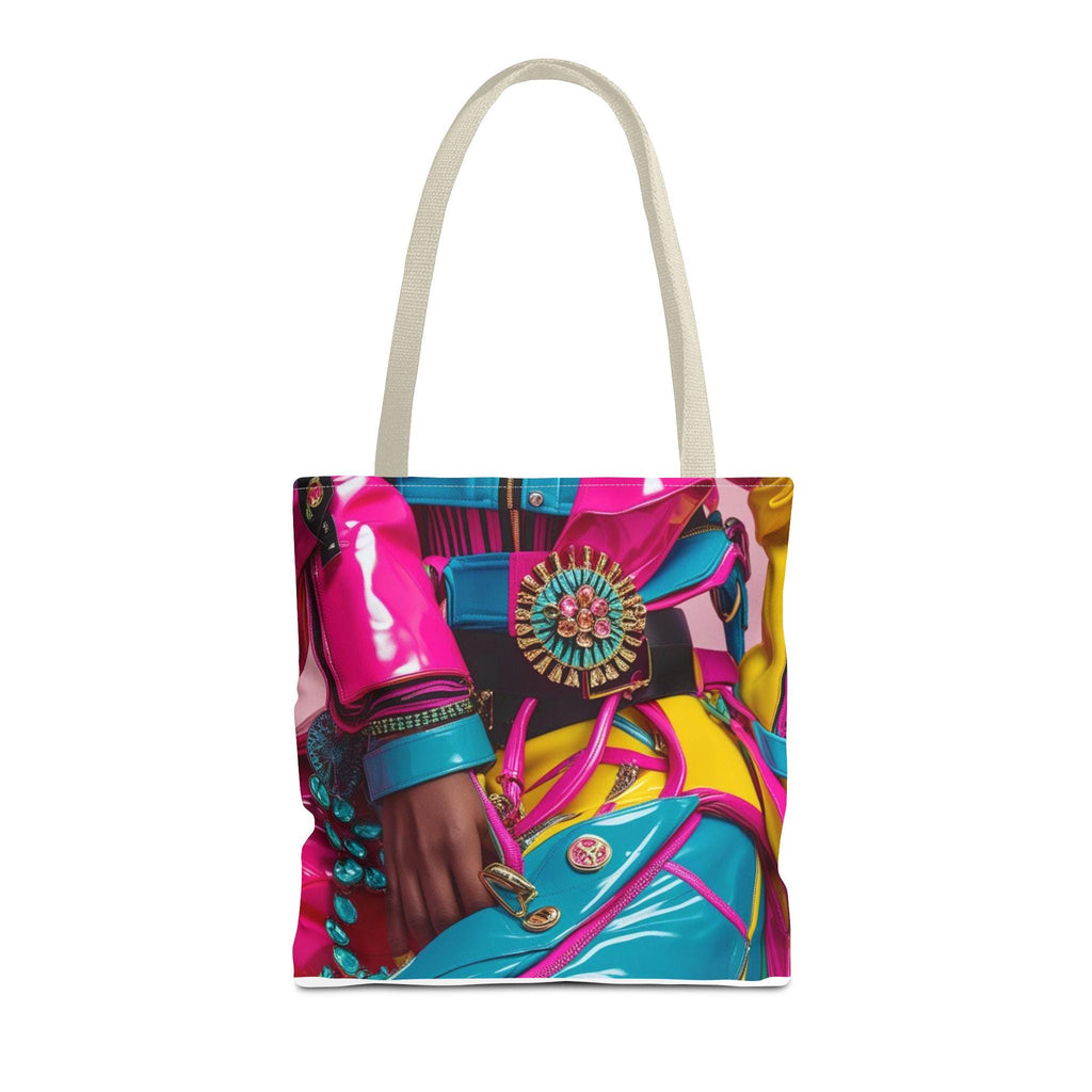 Vibrant Fashion Tote Bag, AOP Design, Stylish Shopping Bag, Daily Use Accessory, Perfect for Gifts and Events