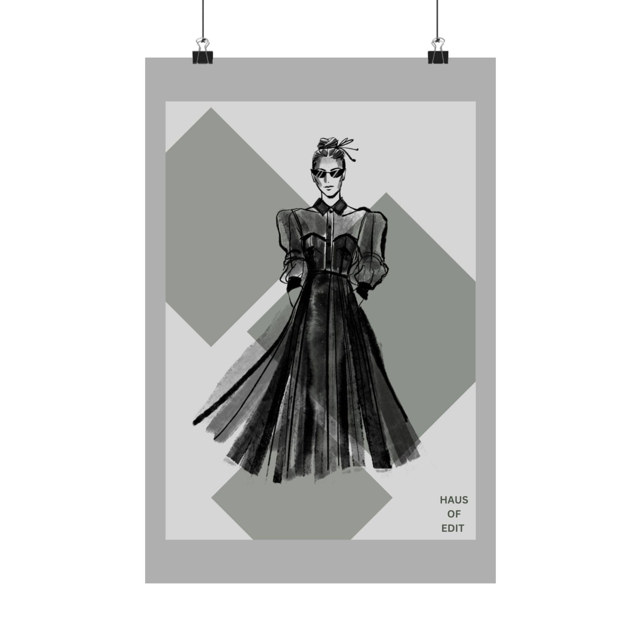 Fashion Wall Art Posters - Matte Vertical Design by Haus of Edit