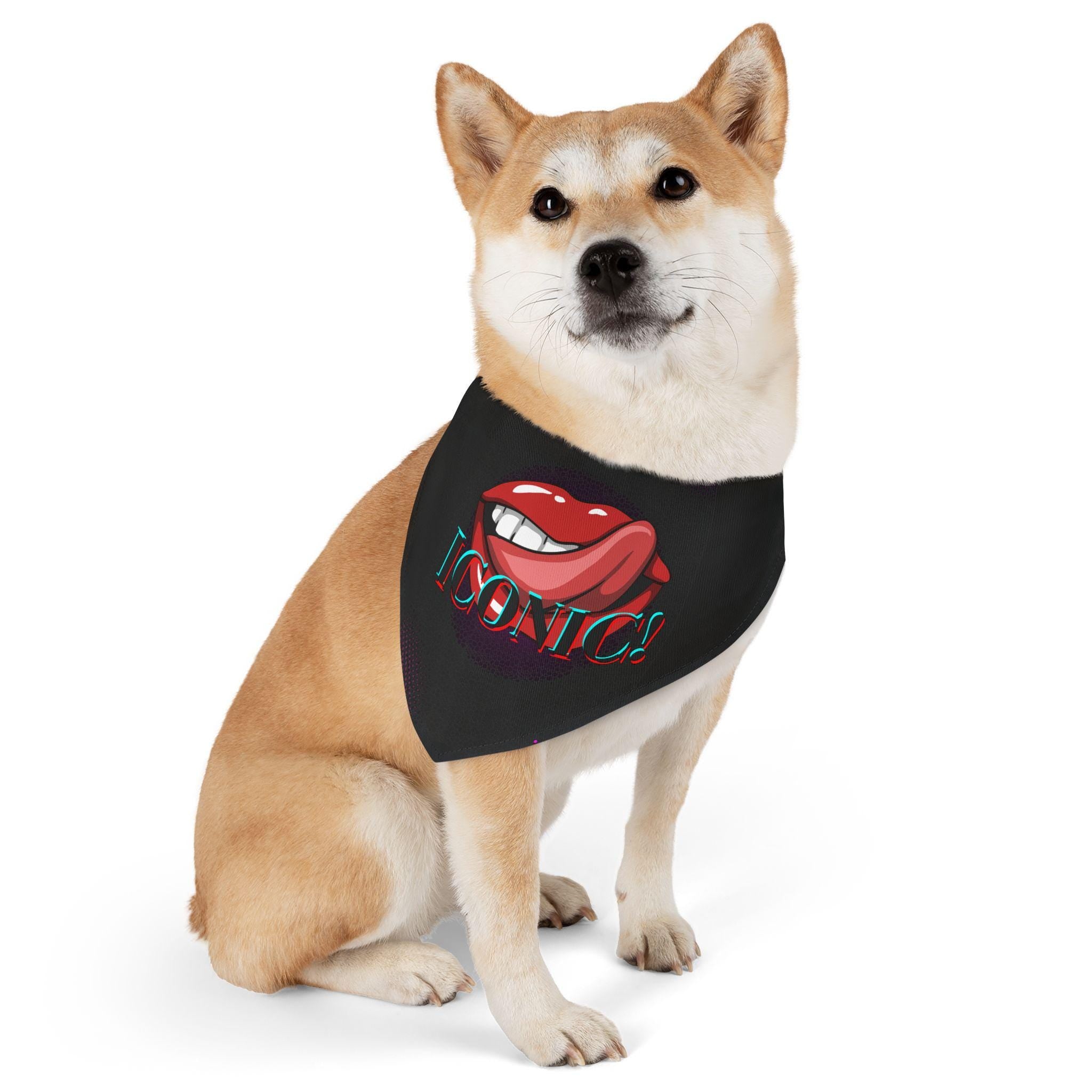 Stylish Pet Bandana Collar - 'ICONIC!' Design for Trendy Dogs, Perfect for Dog Lovers, Gifts for Pet Birthdays, Everyday Wear, Fun [...]