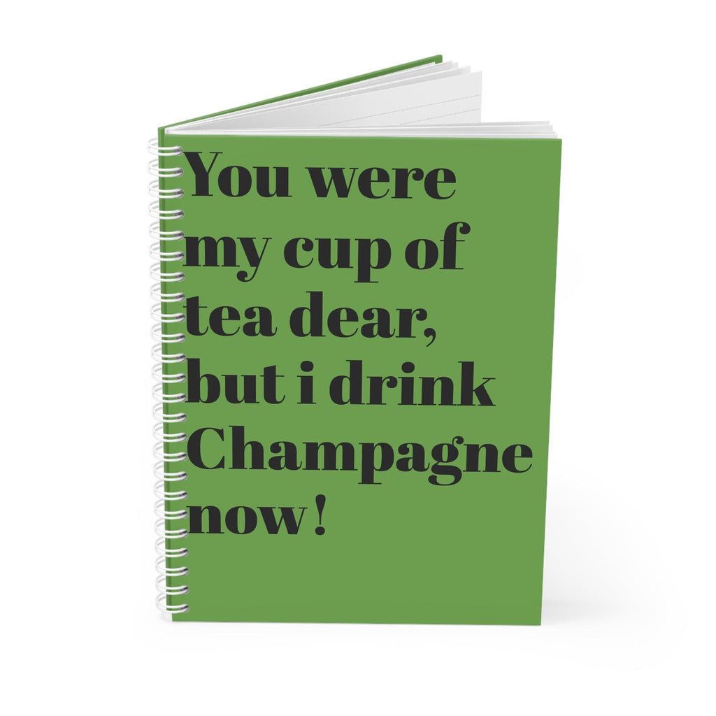 Champagne Spiral Notebook by Haus of Edit