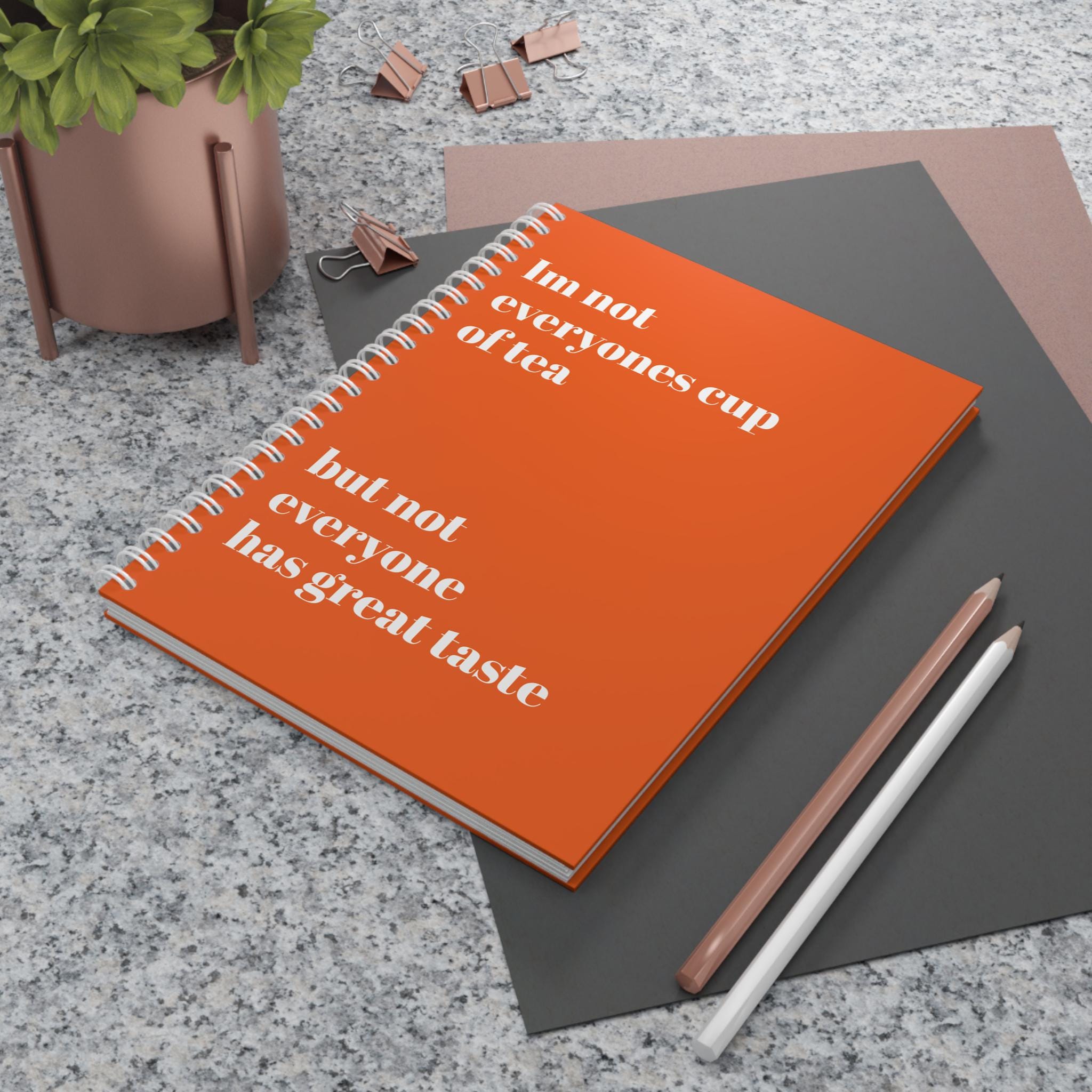 Spiral Notebook by Haus of Edit
