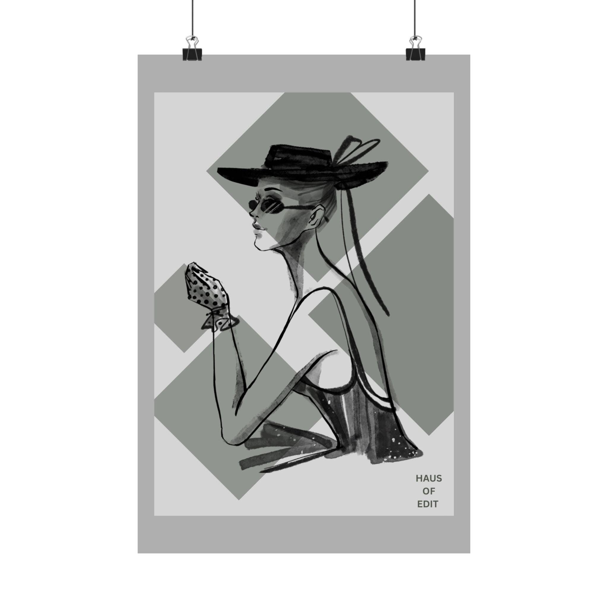 Fashion Wall Art Matte Vertical Posters by Haus of Edit