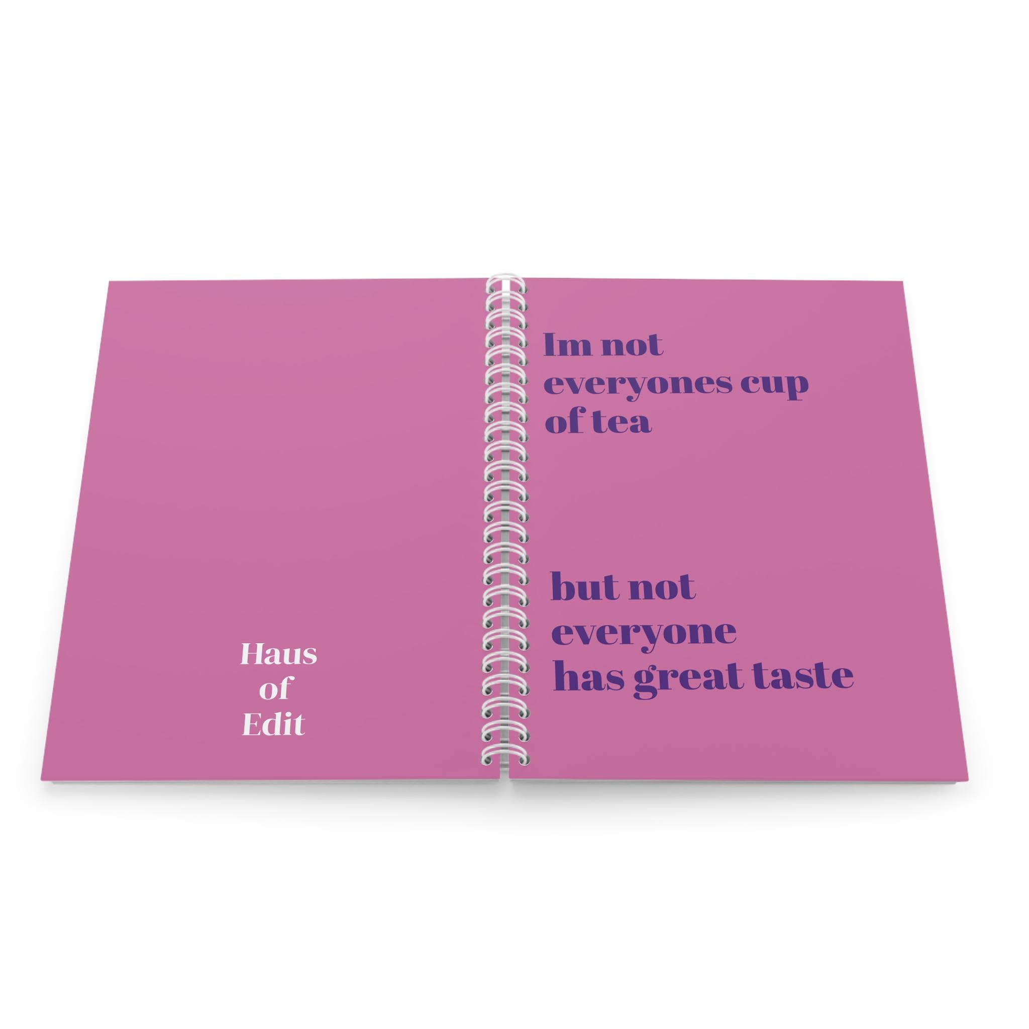 Copy of Copy of Copy of Fashion Spiral Notebook by Haus of Edit