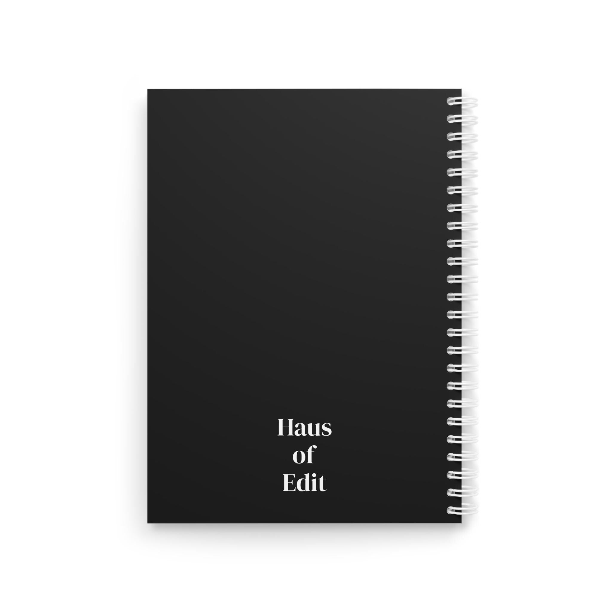 Copy of Spiral Notebook by Haus of Edit