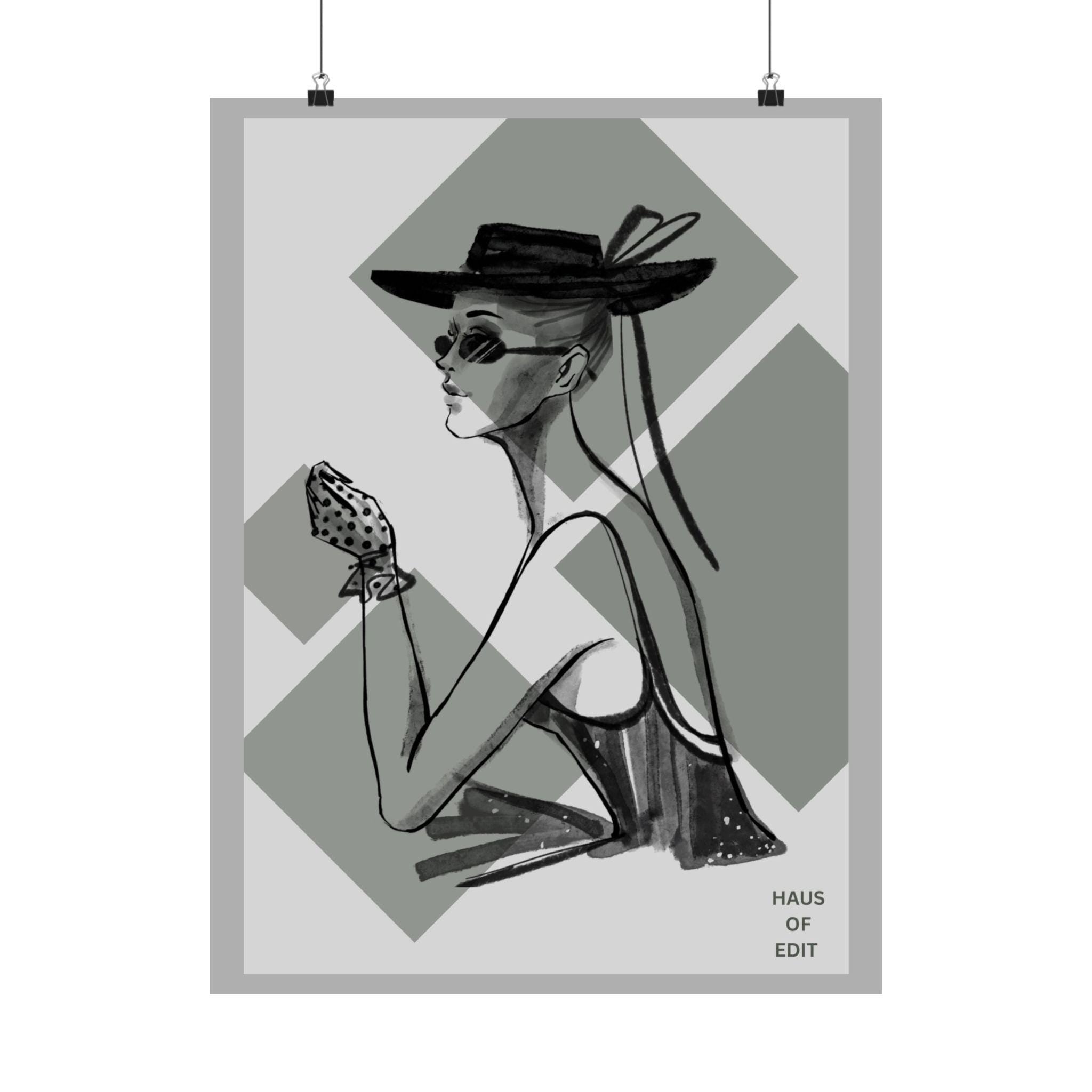 Fashion Wall Art Matte Vertical Posters by Haus of Edit