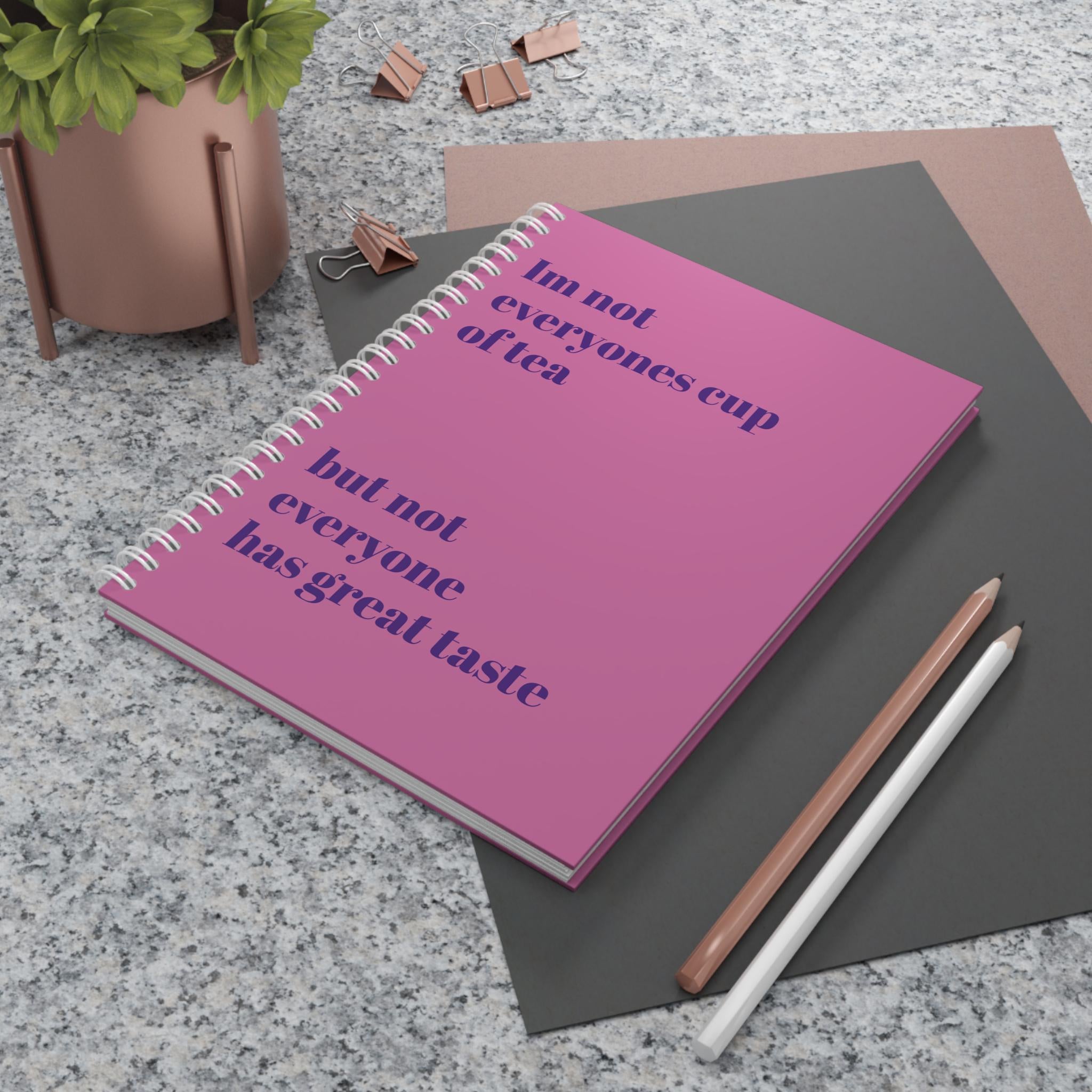 Copy of Copy of Copy of Fashion Spiral Notebook by Haus of Edit
