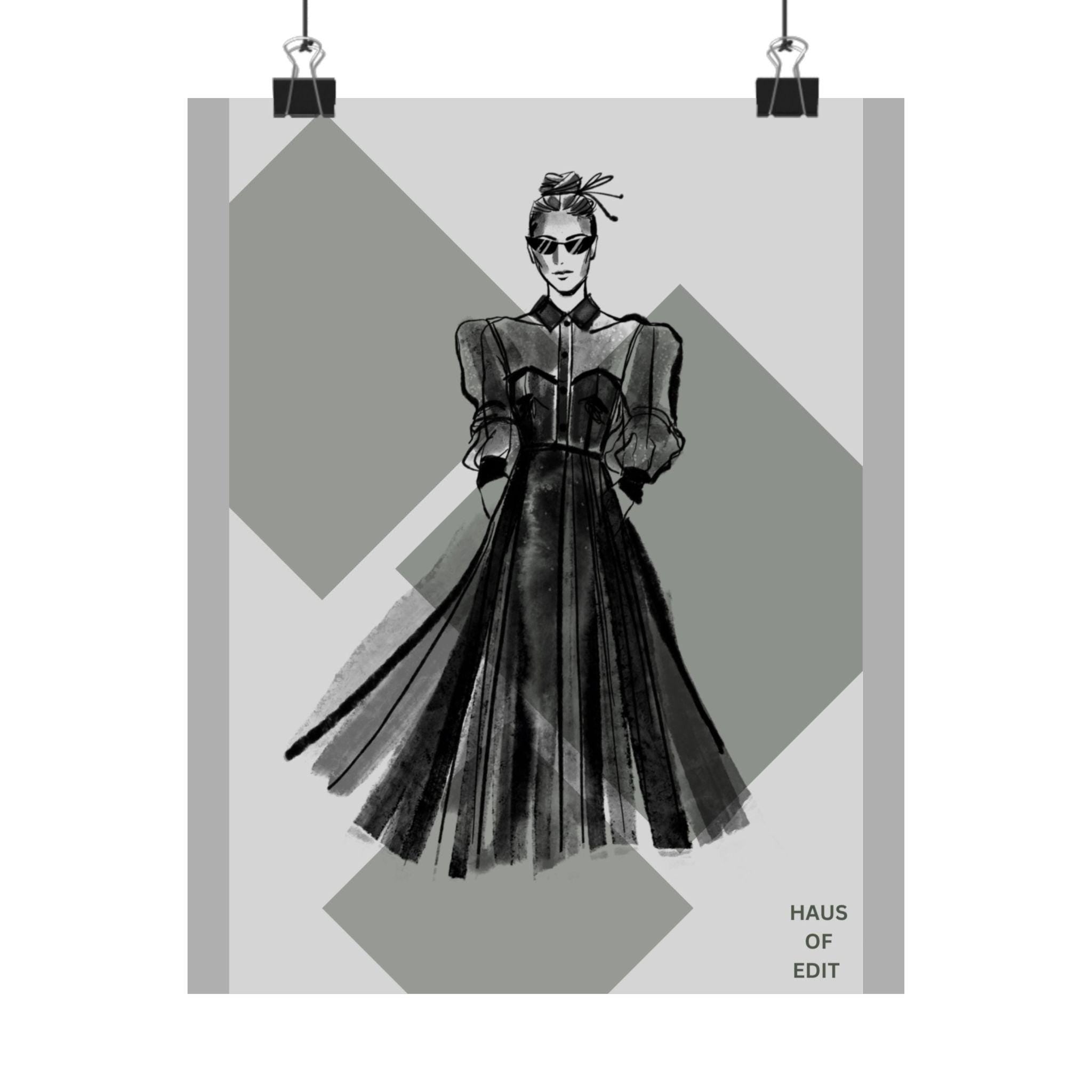 Fashion Wall Art Posters - Matte Vertical Design by Haus of Edit