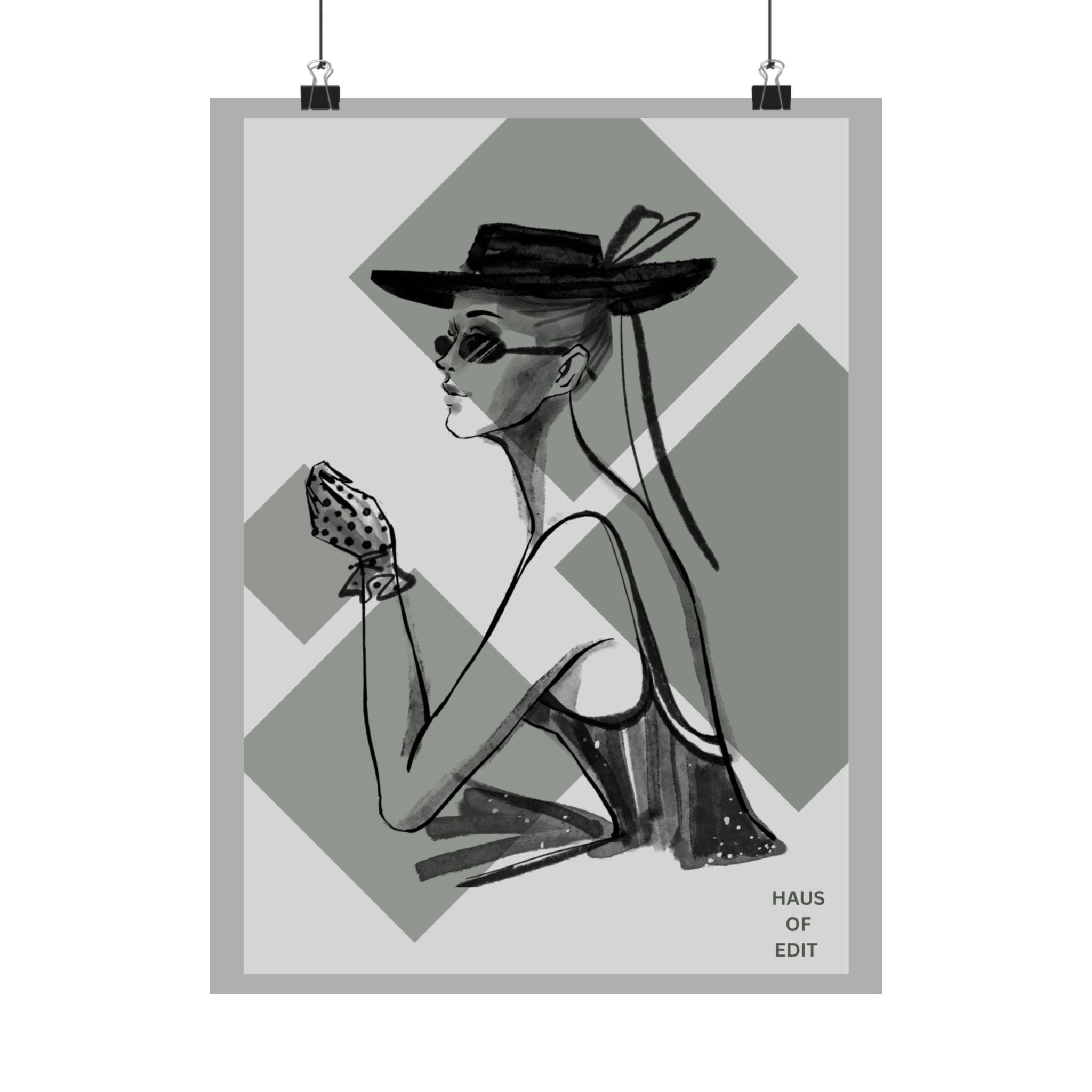 Fashion Wall Art Matte Vertical Posters by Haus of Edit