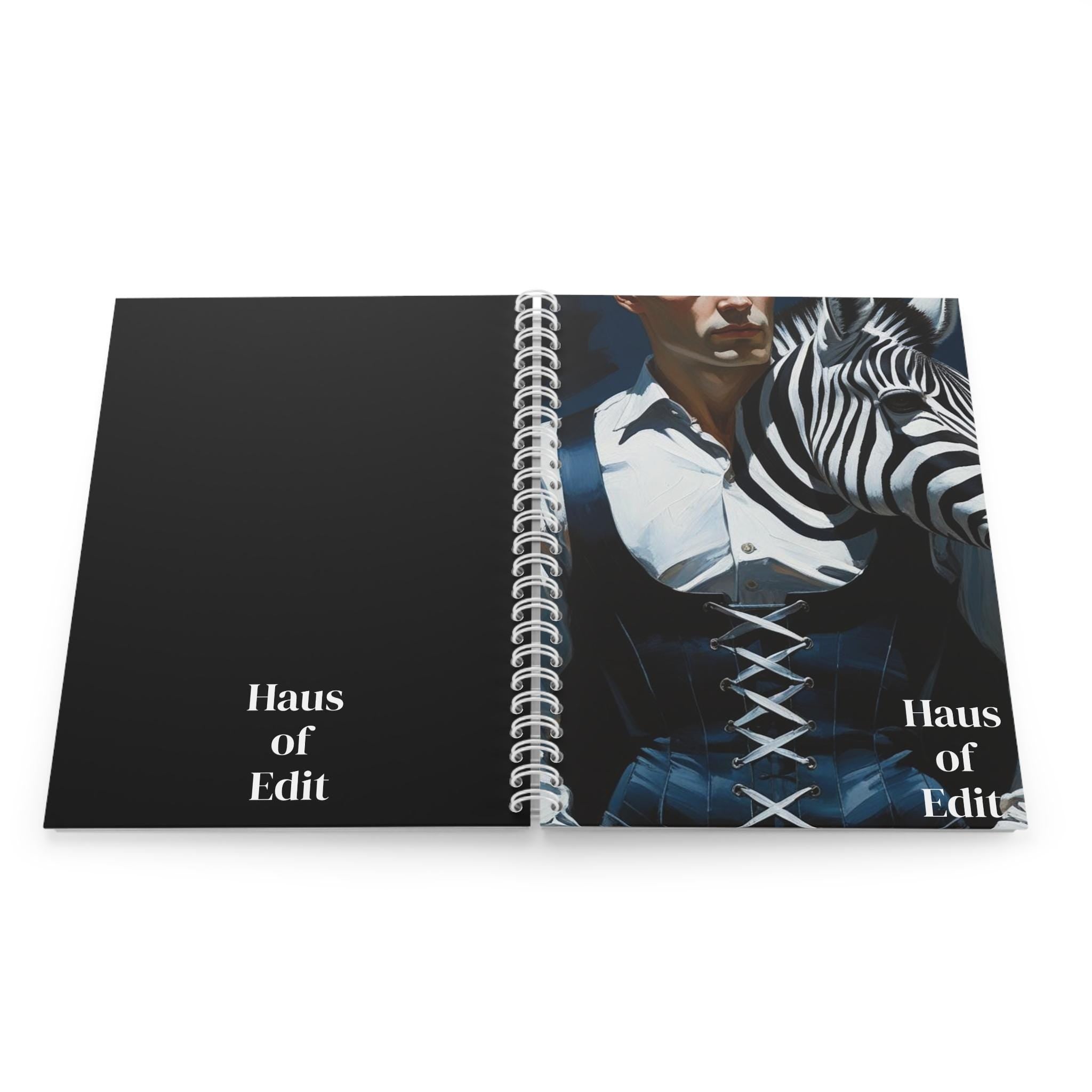 Zebra Head Spiral Notebook