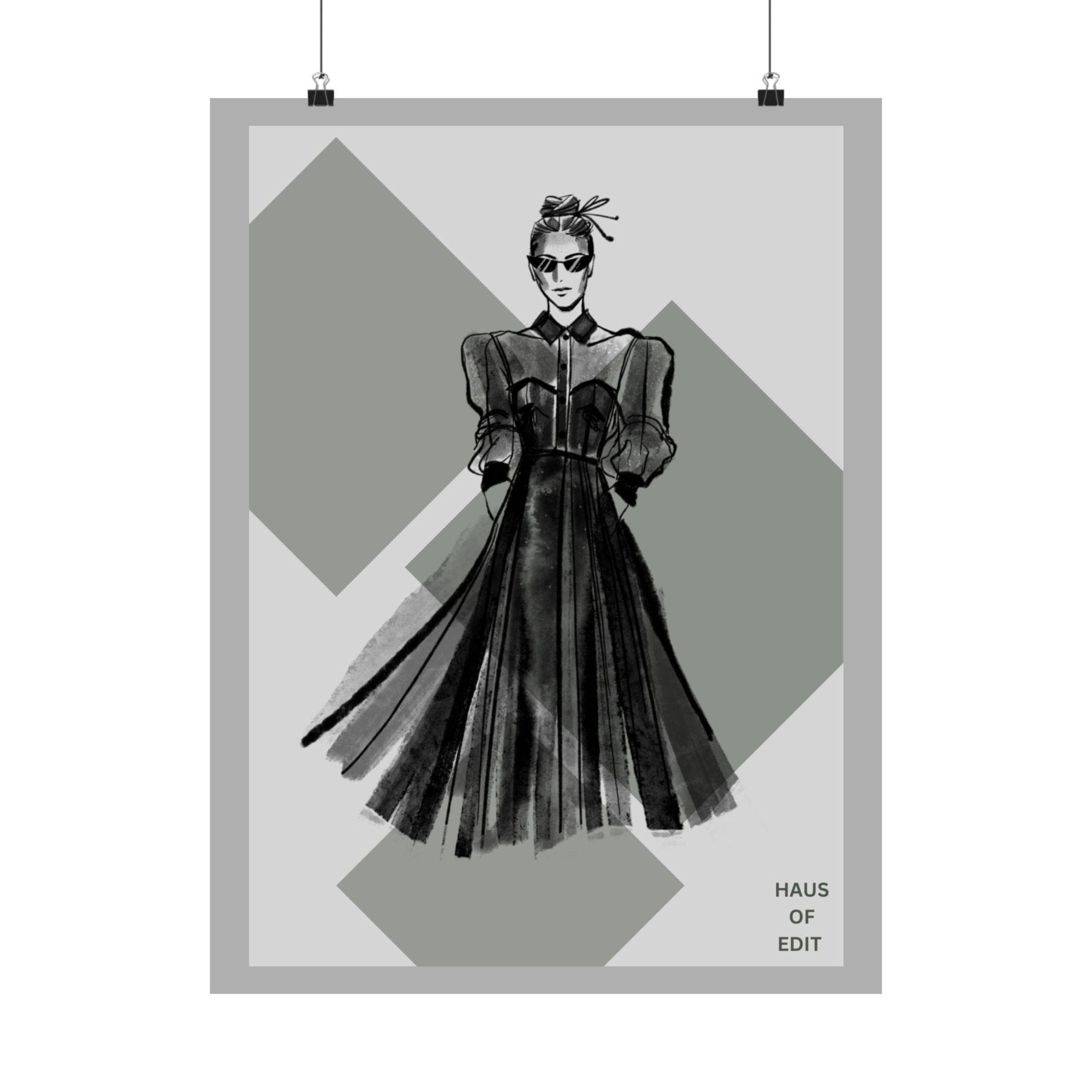 Fashion Wall Art Posters - Matte Vertical Design by Haus of Edit