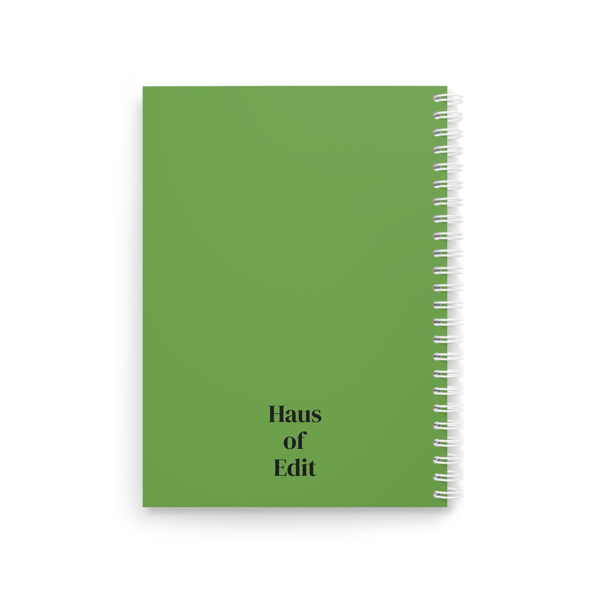 Champagne Spiral Notebook by Haus of Edit