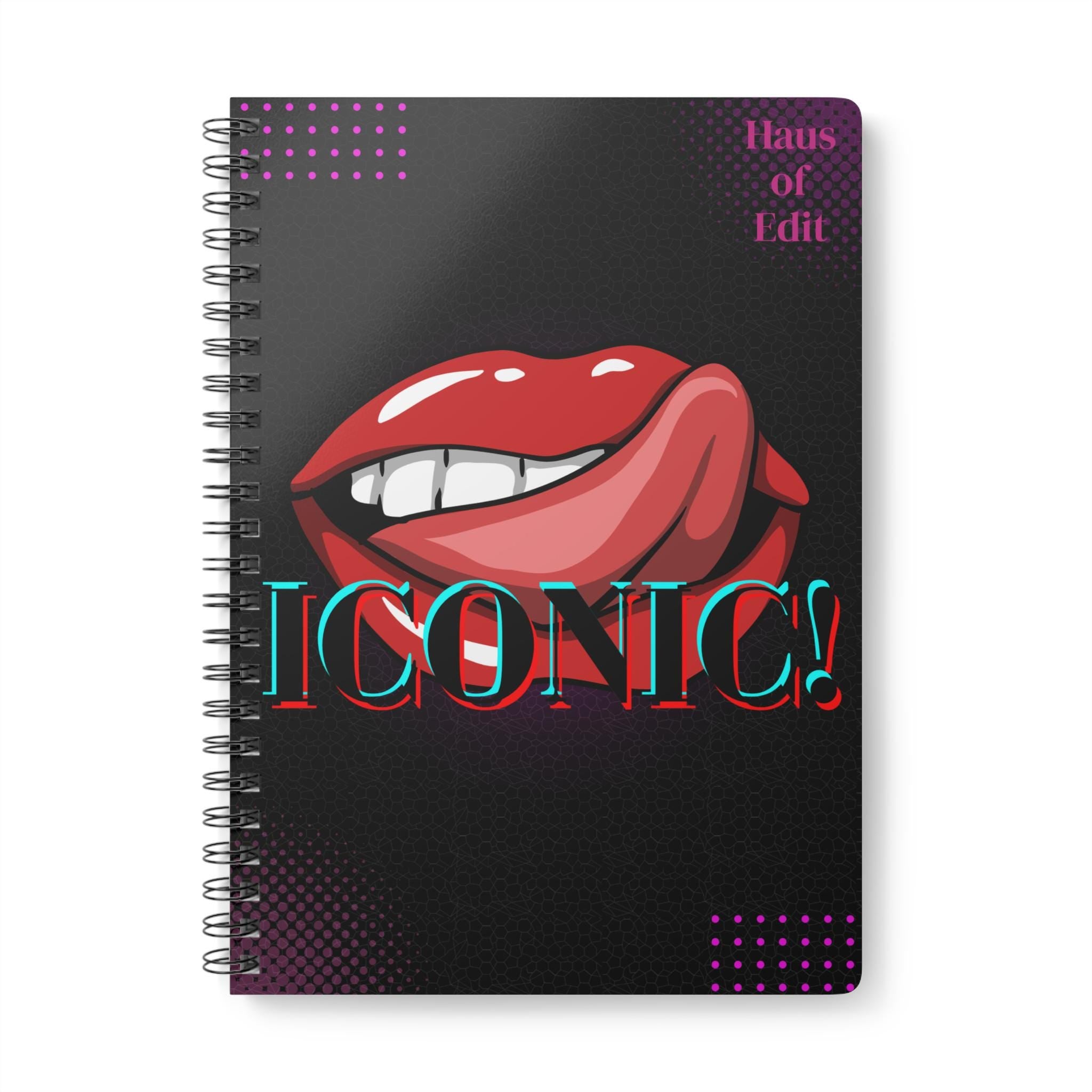 Pop Art Notebook, A5 Wirobound Softcover Journal for Artists and Creatives, Iconic Design Inspires Artistic Ideas, Sketchbook Gift for