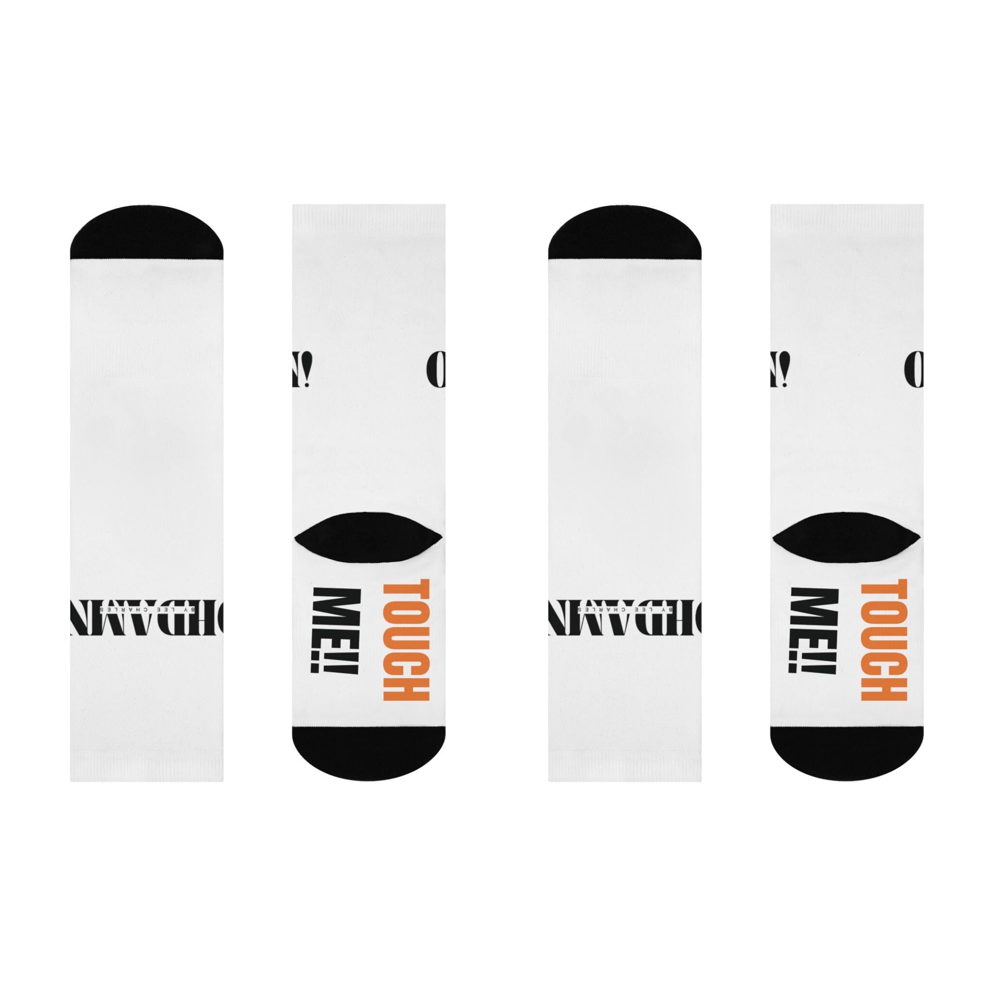 Fetish Socks, Oh Damn Fetishwear, Unique Crew Socks, Trendy Socks, Bold Sock Design, Fetish Clothing