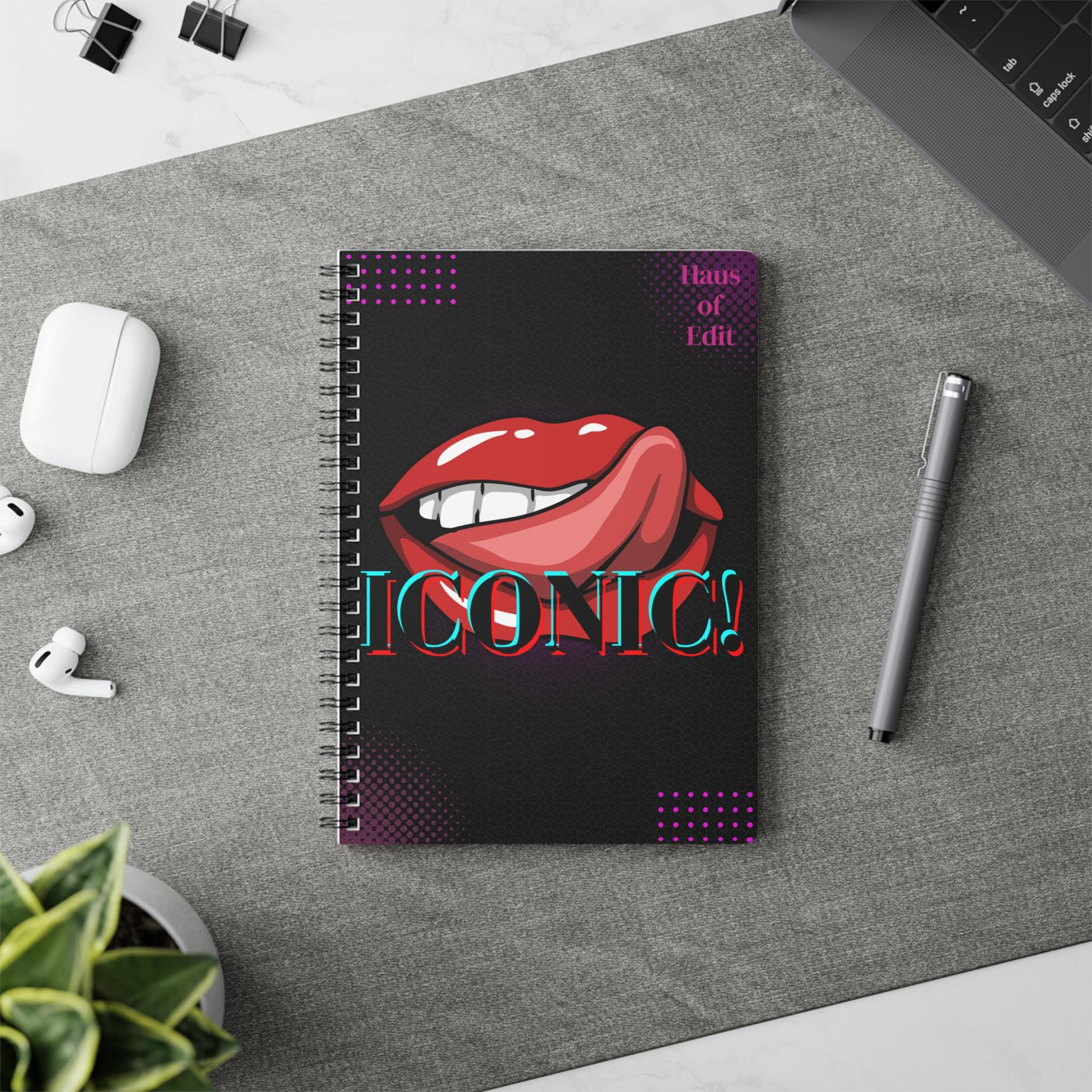 Pop Art Notebook, A5 Wirobound Softcover Journal for Artists and Creatives, Iconic Design Inspires Artistic Ideas, Sketchbook Gift for