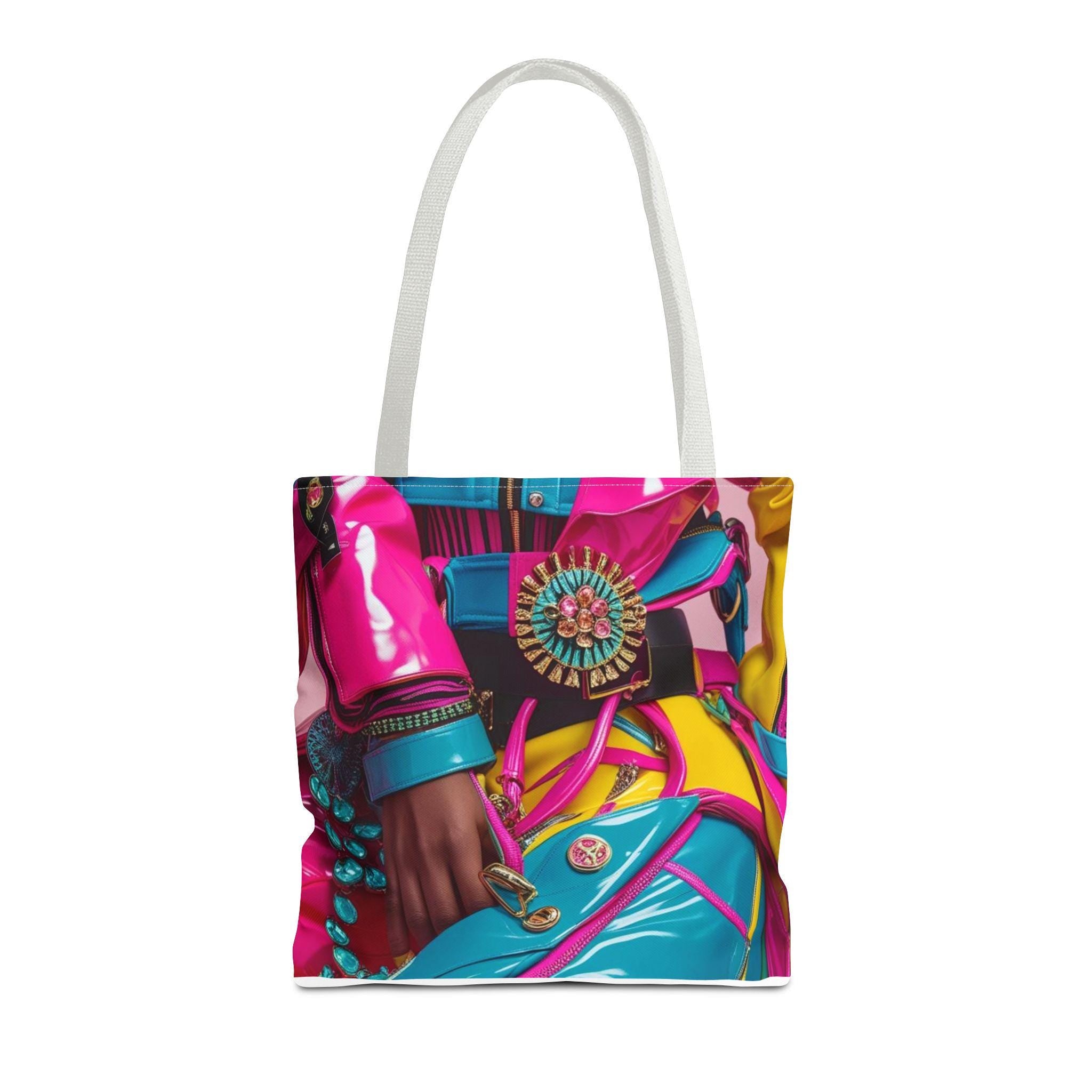 Vibrant Fashion Tote Bag, AOP Design, Stylish Shopping Bag, Daily Use Accessory, Perfect for Gifts and Events