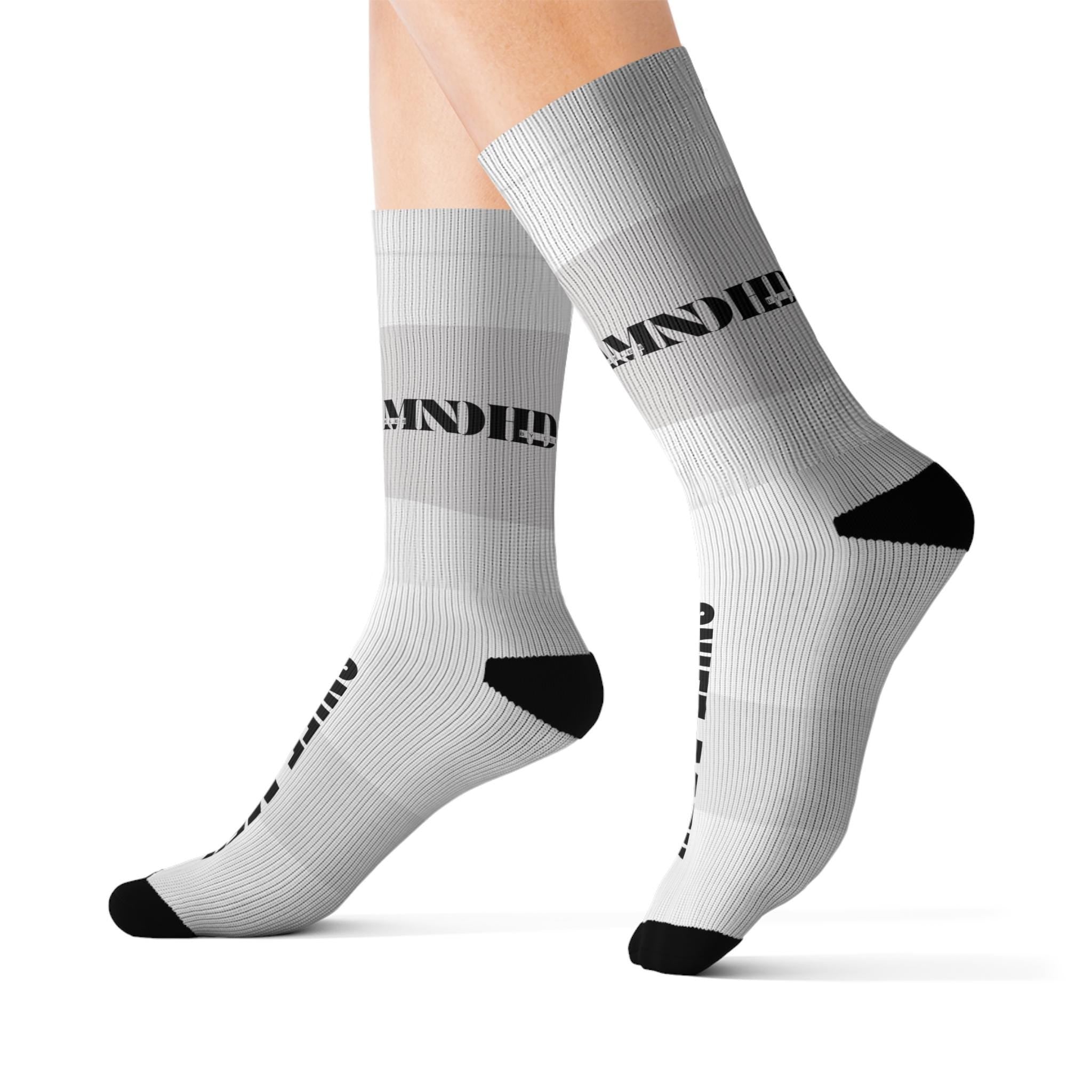 Gay Fetish Sublimation Socks, LGBT Pride Socks for Sock Lovers and Sniffers, OHDAMN by Lee Charles